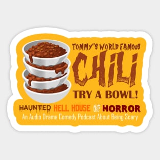 Tommy's World Famous Chili Sticker